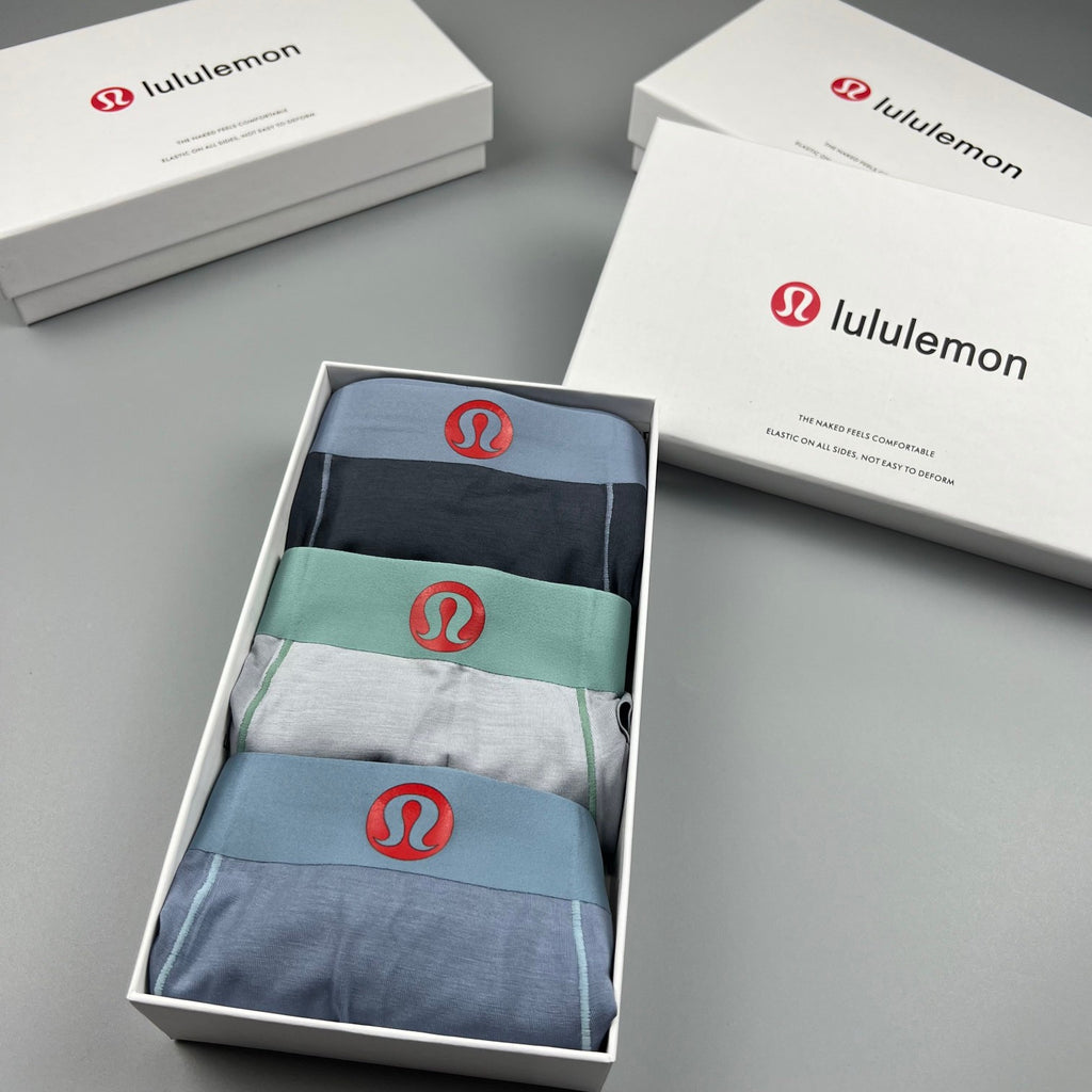 Lululemon charcoal red waist emblem boxer briefs - view 8