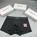 Lululemon red emblem check waist boxer briefs - view 1