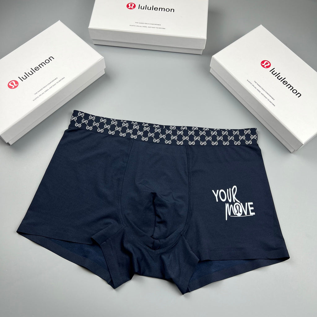 Lululemon your move check waist boxer briefs - view 2
