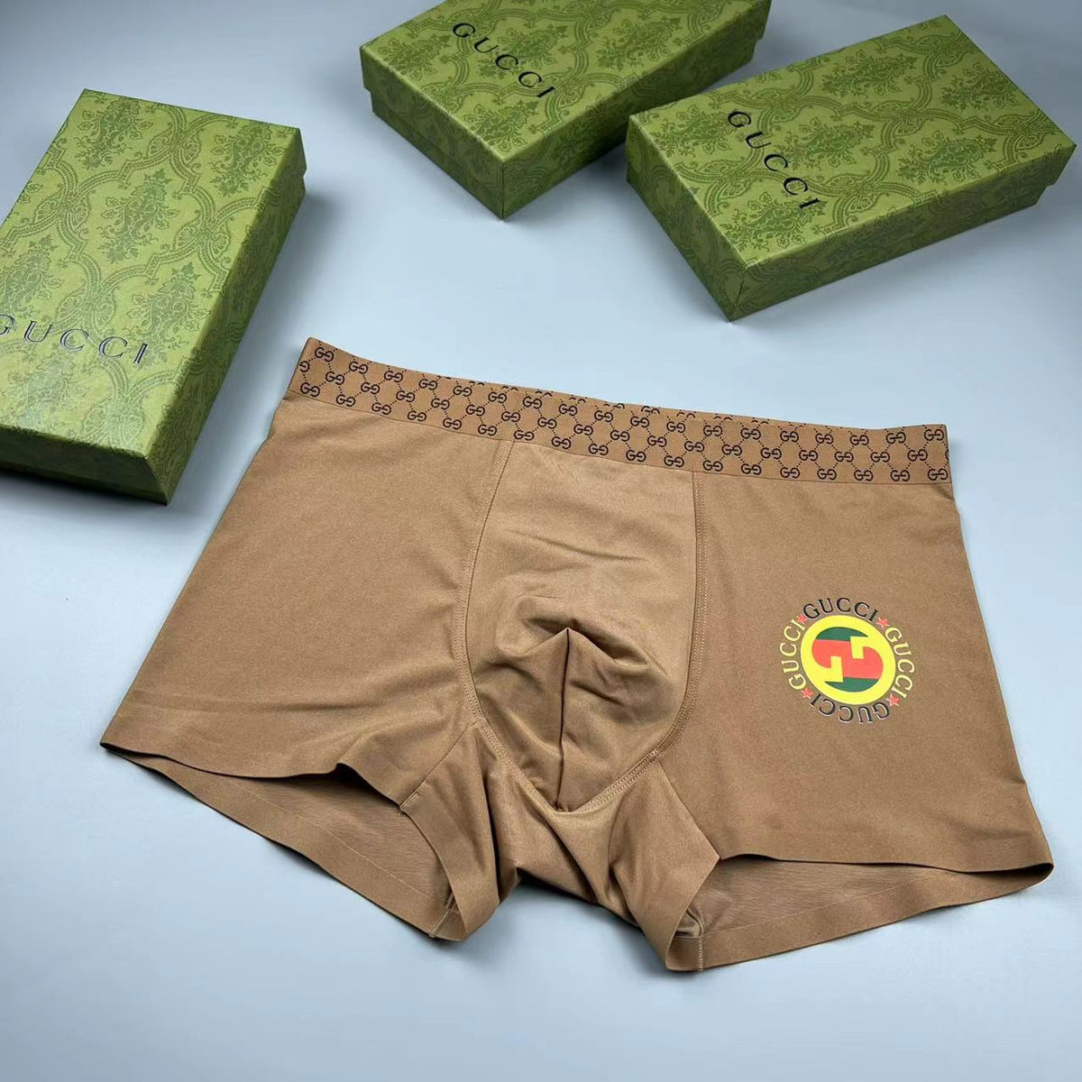 Gucci Boxer Briefs - a checked waistband - Box of 3 Pieces - image 2