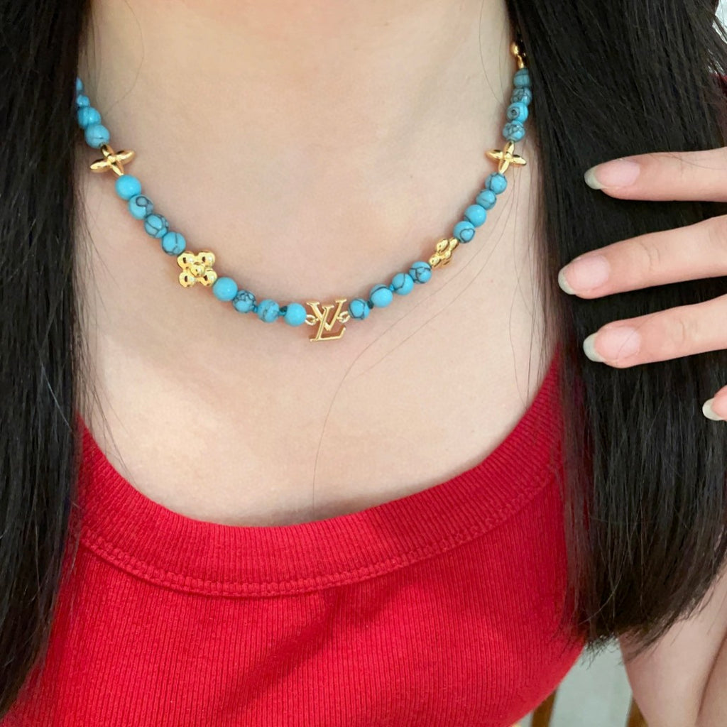Louis Vuitton Double Flower Pendant Necklace - album image 1