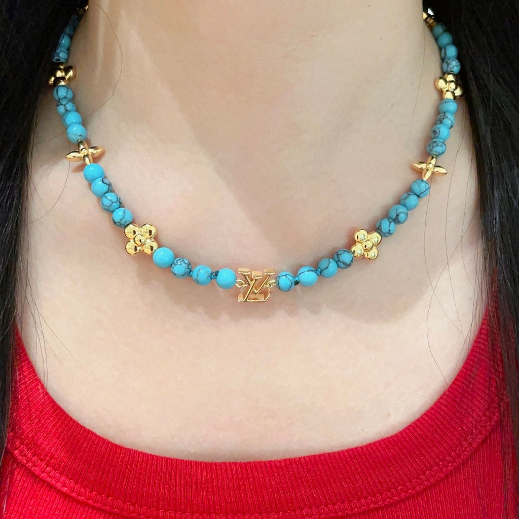 Louis Vuitton Double Flower Pendant Necklace - album image 3