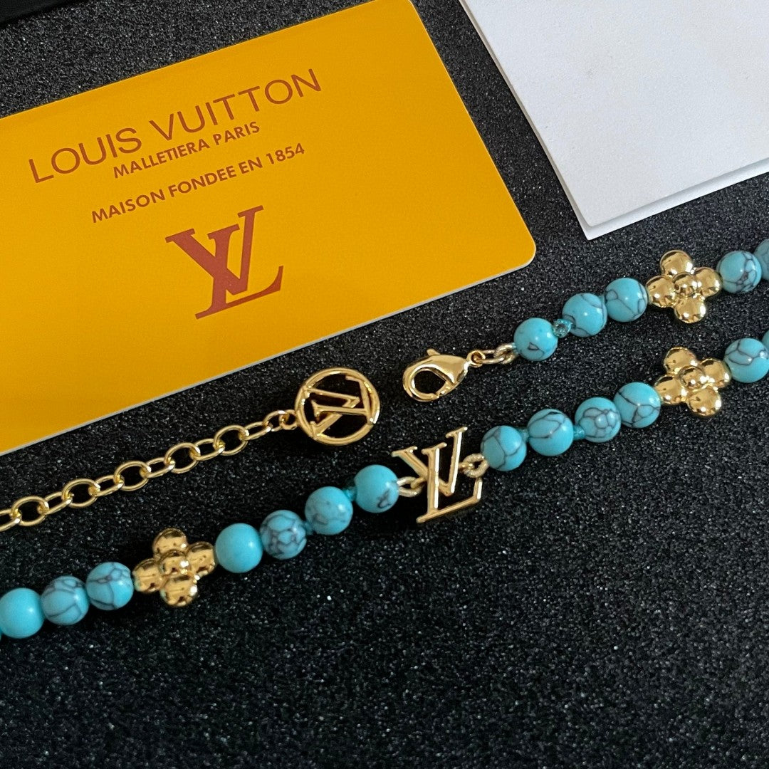 Louis Vuitton Double Flower Pendant Necklace - album image 7