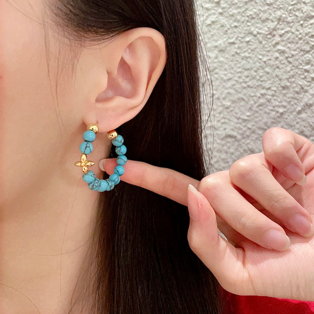 Louis Vuitton Clover LV Letter Earrings - album image 2