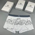 Balenciaga white ornamental print boxer briefs - view 1