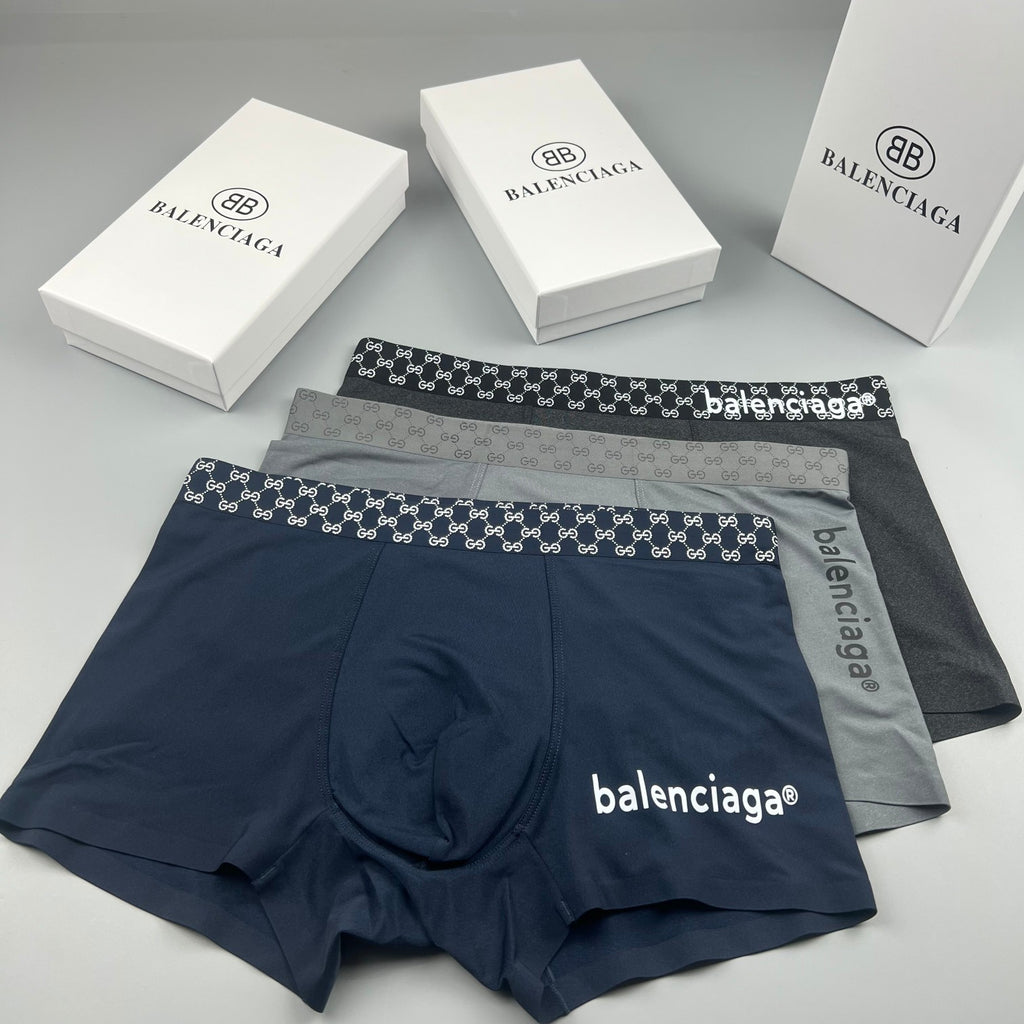 Balenciaga black checker waist boxer briefs - view 6