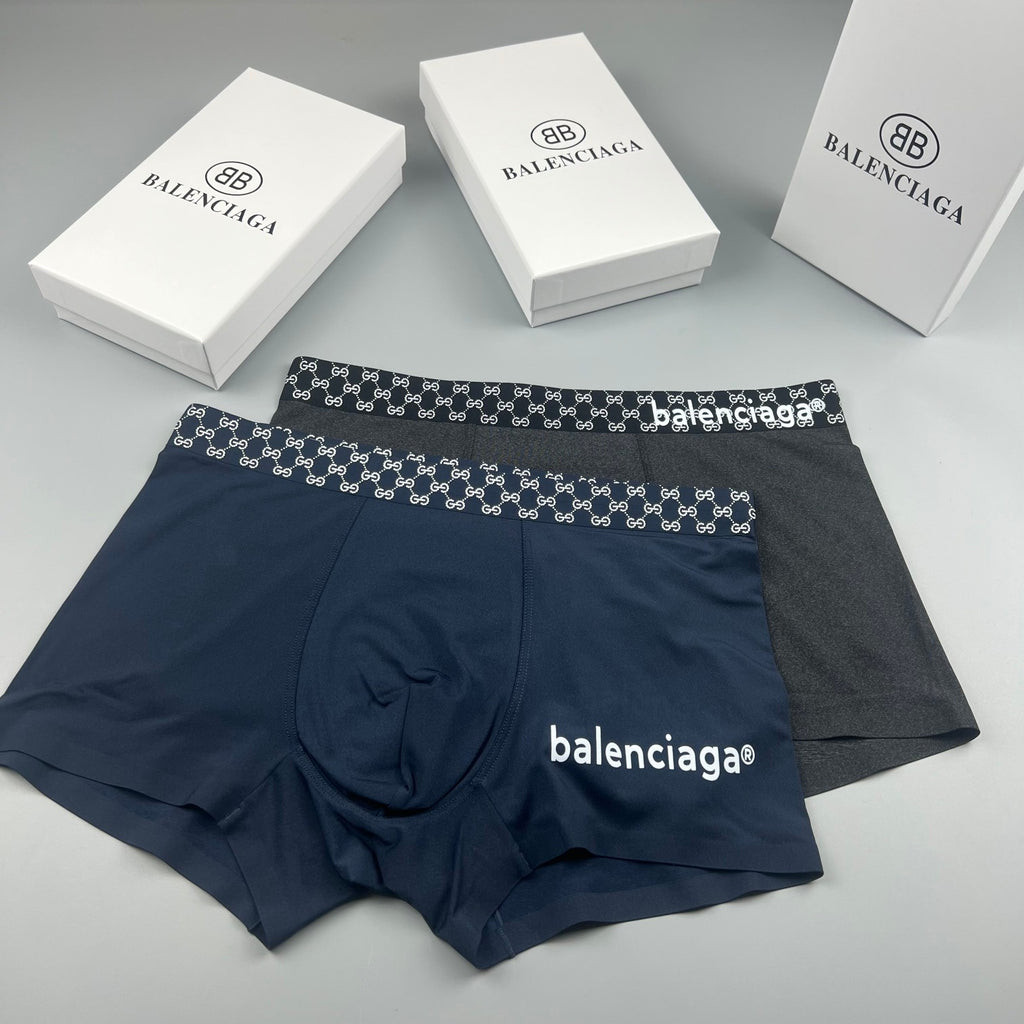 Balenciaga black checker waist boxer briefs - view 4
