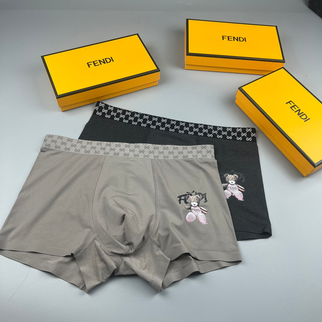 Fendi checker waist graphic boxer briefs - view 5