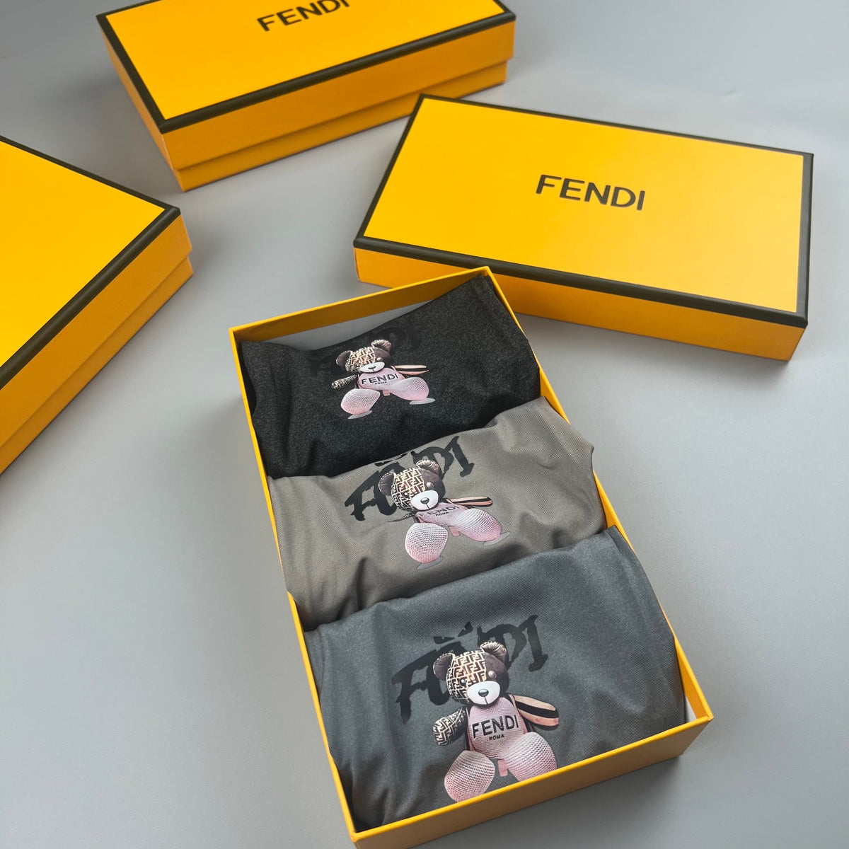 Fendi checker waist graphic boxer briefs - view 9