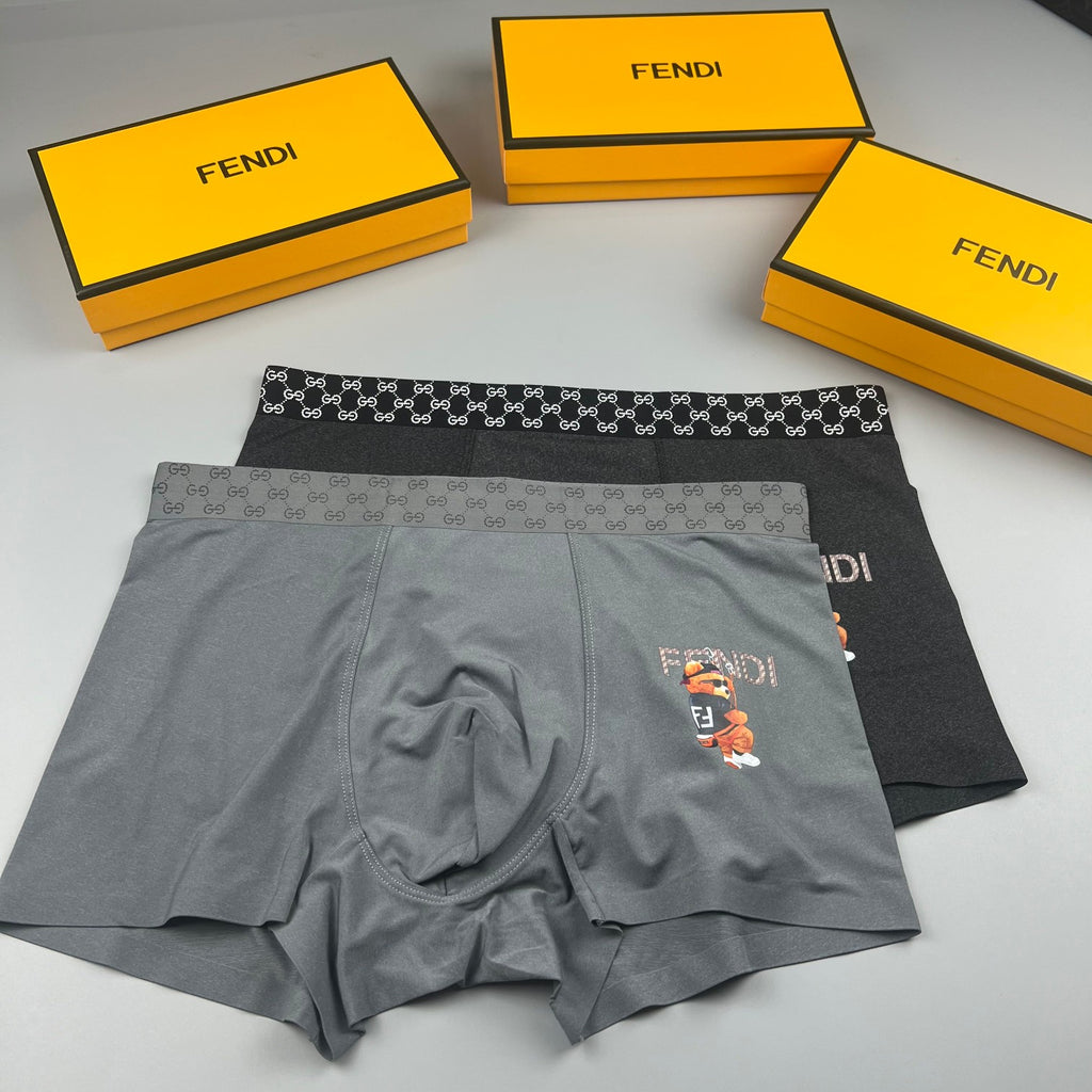 Fendi tonal checker waist boxer briefs - view 5