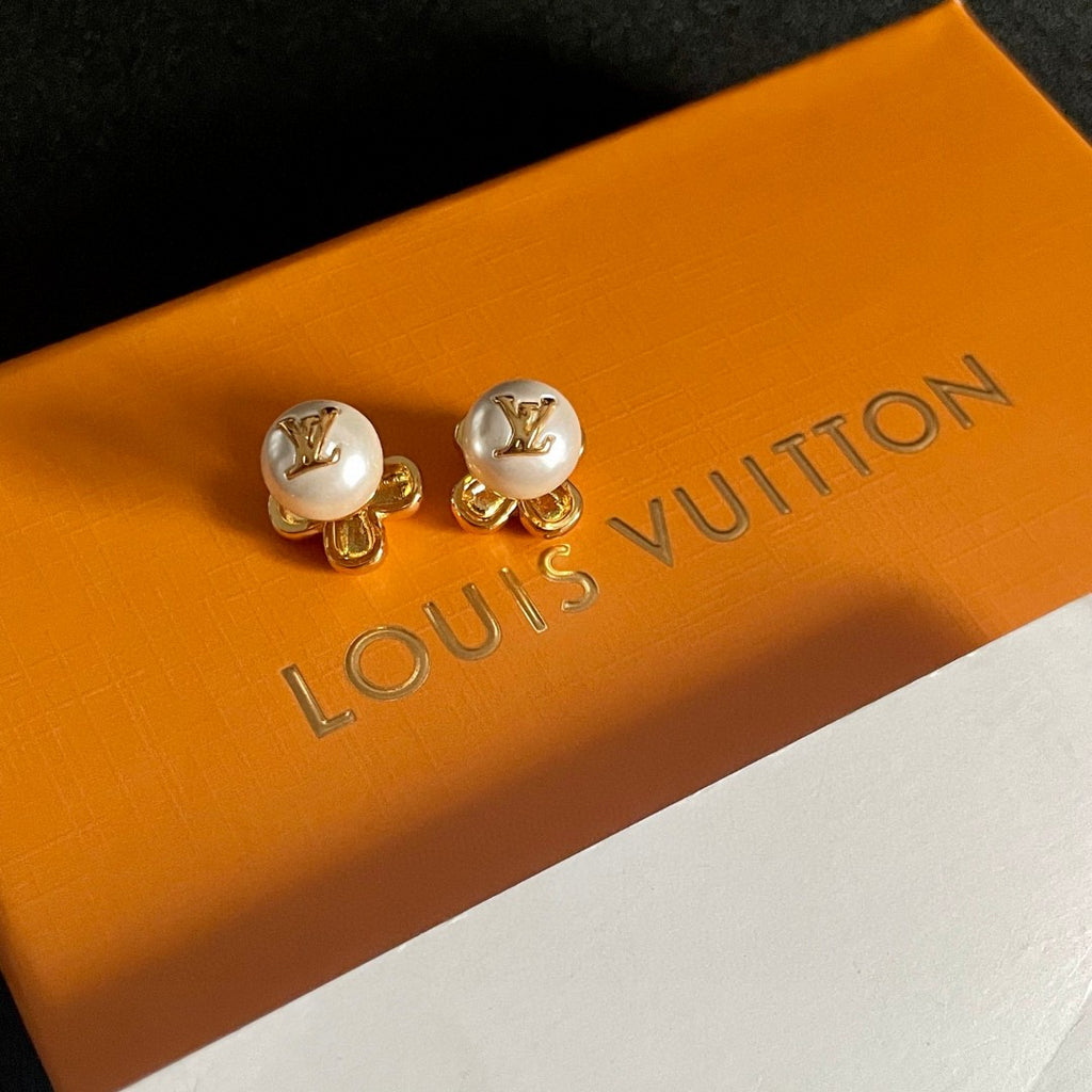 Louis Vuitton Pearl Monogram Stud Earrings - album image 5