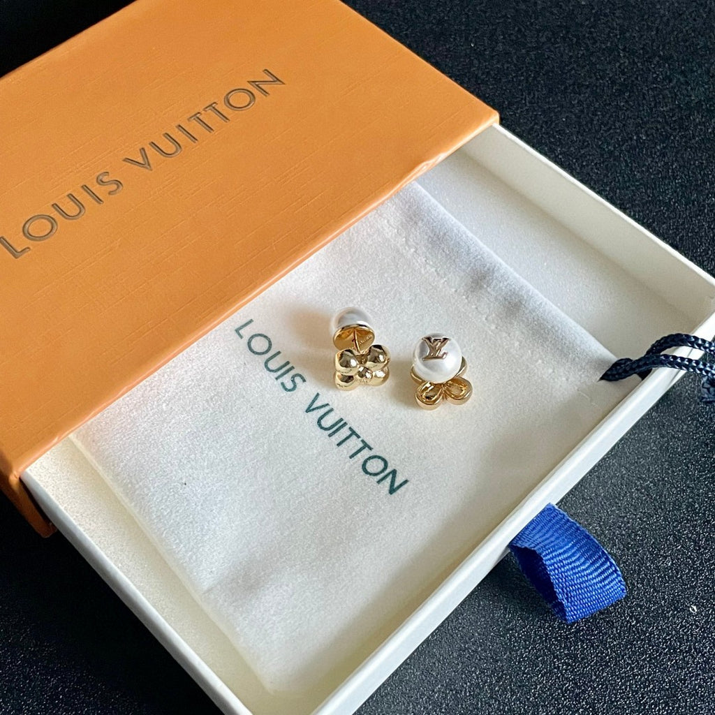 Louis Vuitton Pearl Monogram Stud Earrings - album image 8