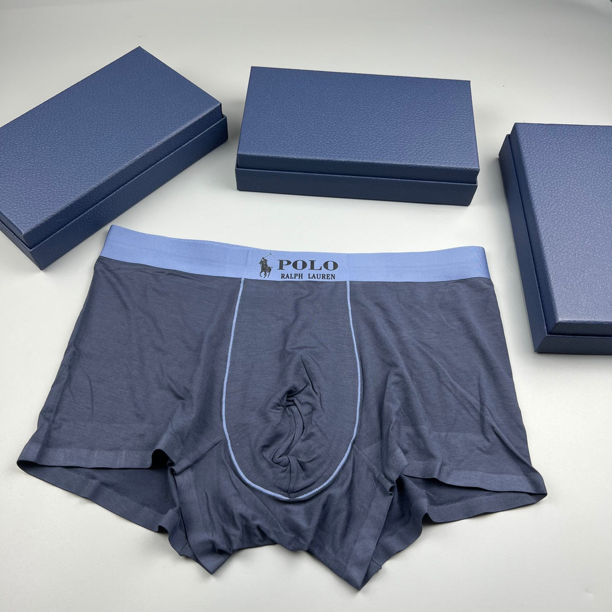Polo Ralph Lauren red waistband contrast seam trunks, image 2