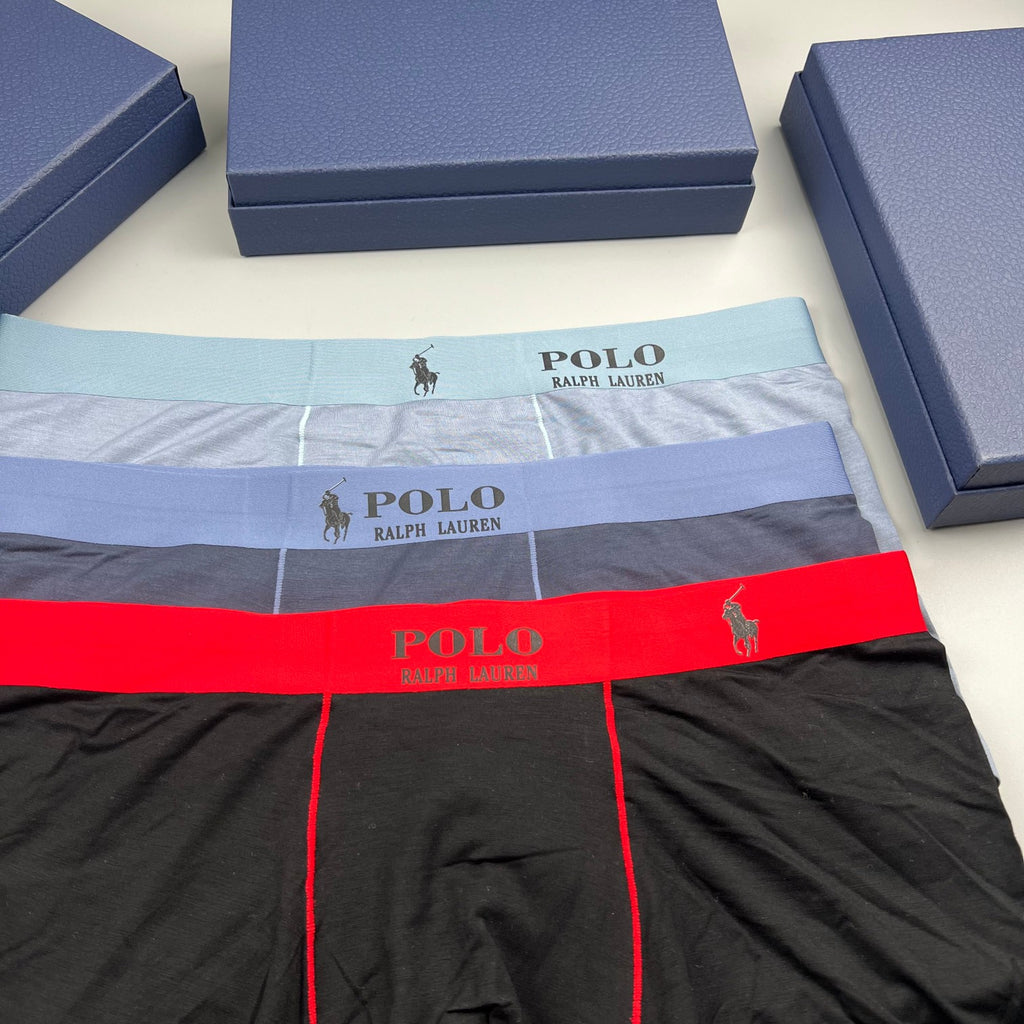 Polo Ralph Lauren red waistband contrast seam trunks, image 7