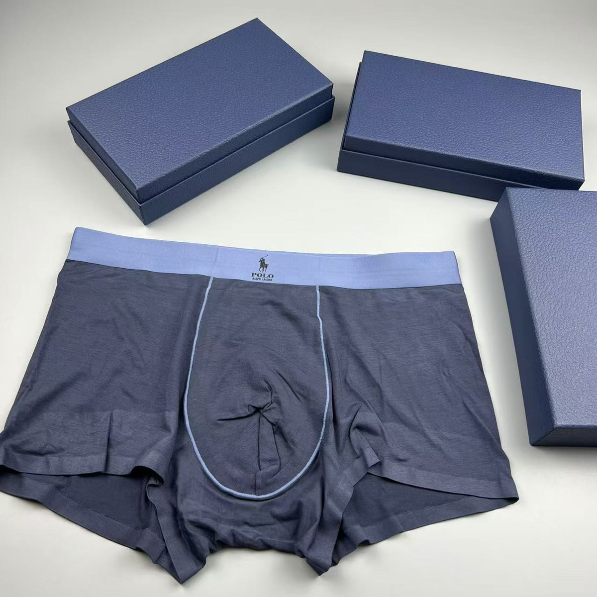 Polo Ralph Lauren red waistband contrast seam trunks, image 11