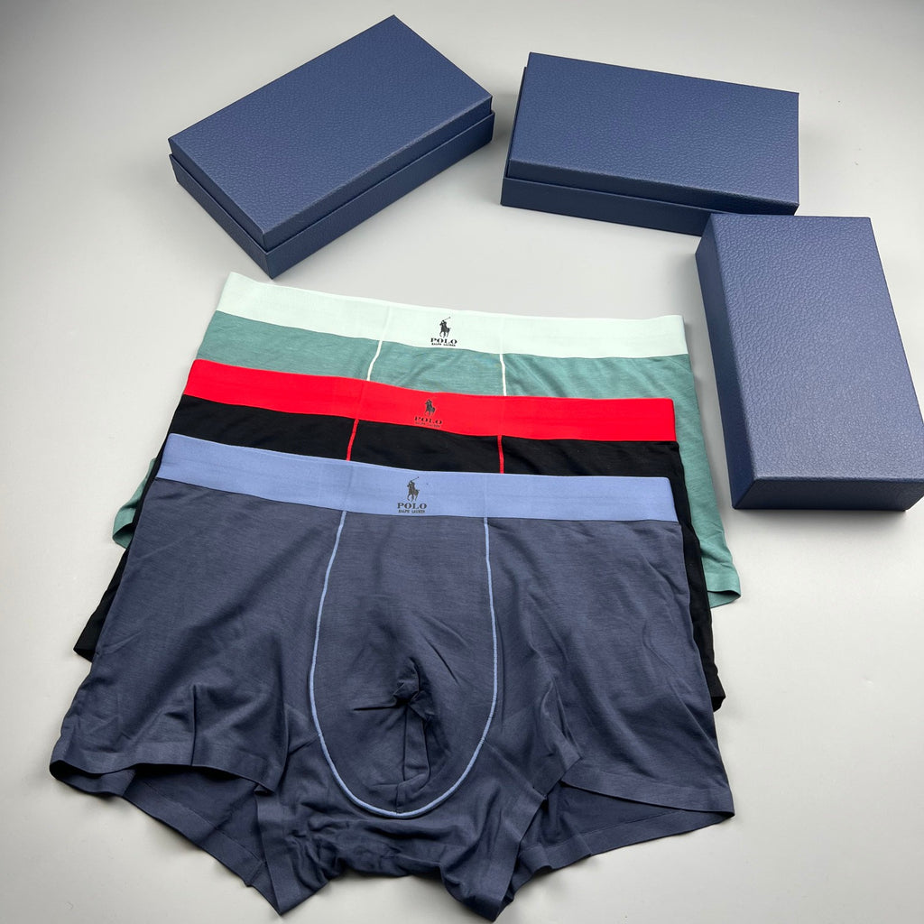 Polo Ralph Lauren red waistband contrast seam trunks, image 15