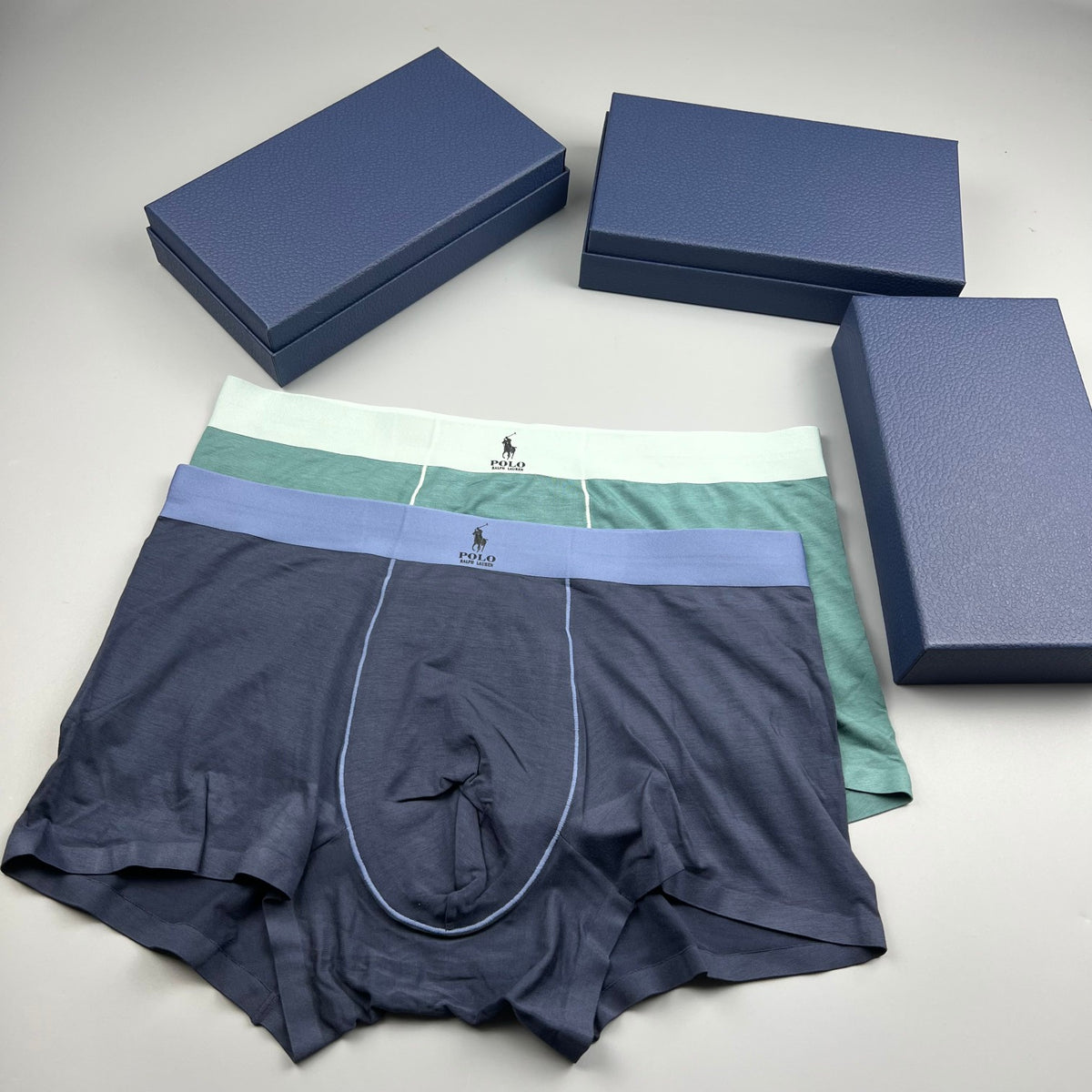 Polo Ralph Lauren red waistband contrast seam trunks, image 13