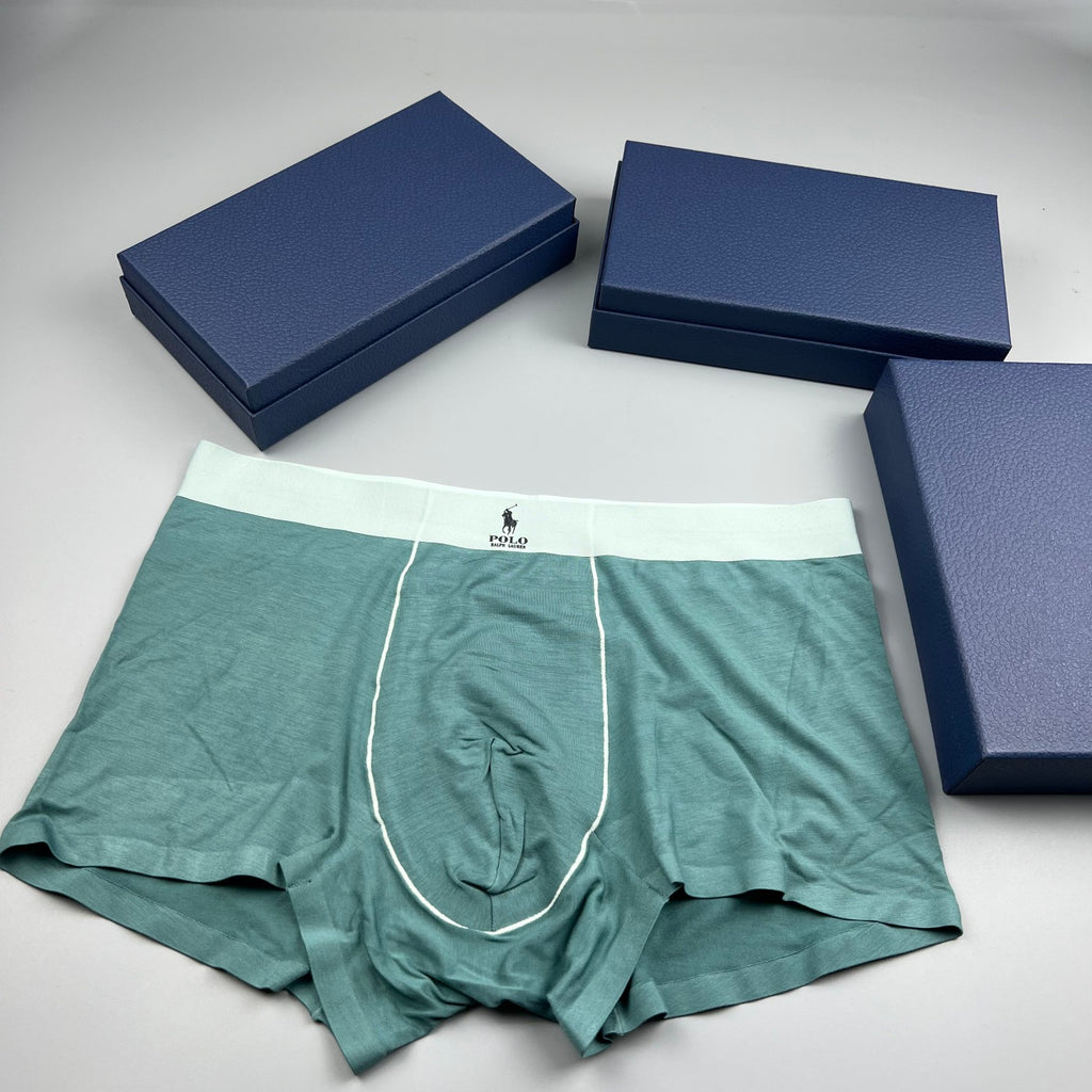 Polo Ralph Lauren red waistband contrast seam trunks, image 12