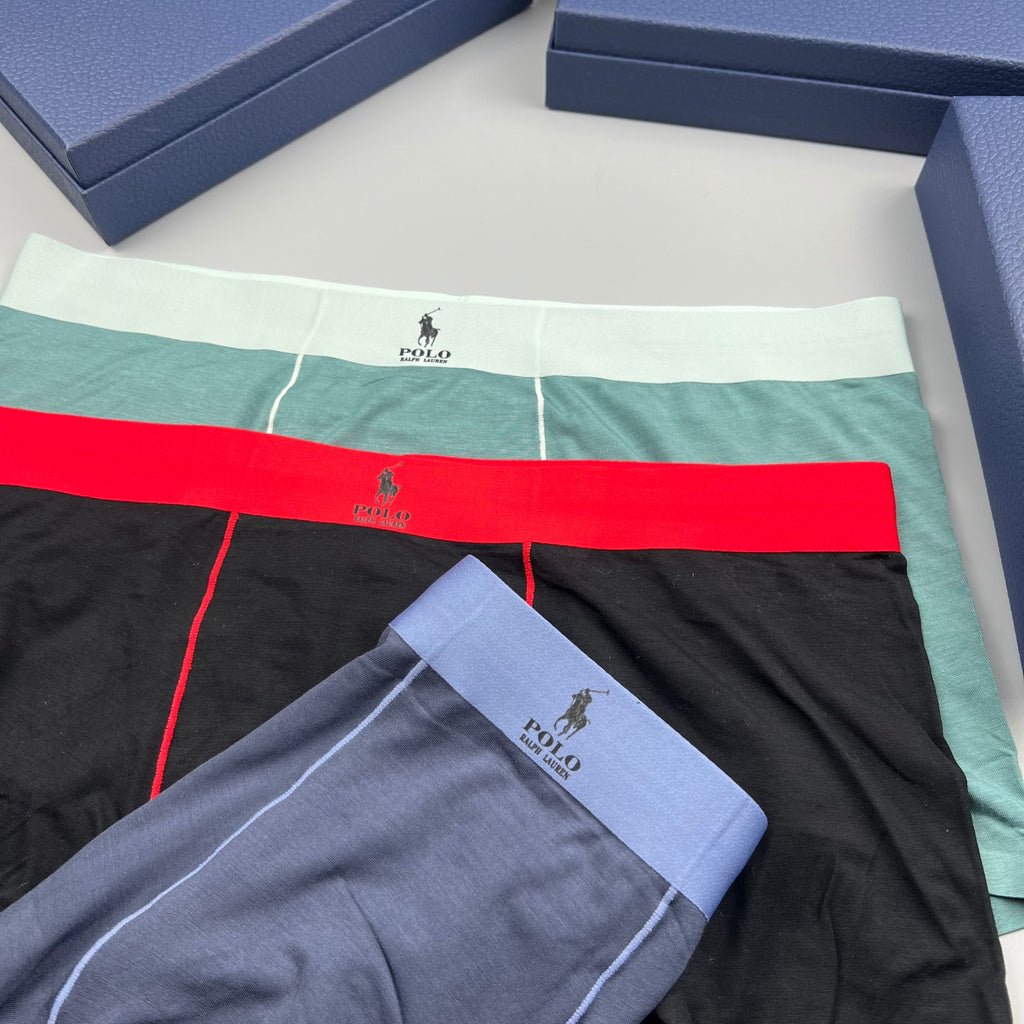 Polo Ralph Lauren red waistband contrast seam trunks, image 16