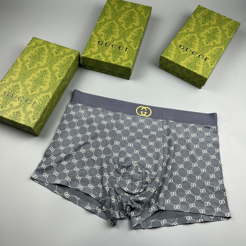 Gucci Boxer Briefs with an allover pale repeating motif - image 1