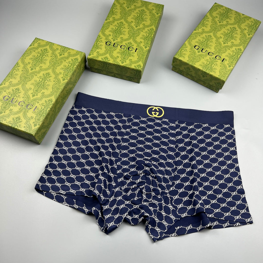 Gucci Boxer Briefs with an allover pale repeating motif - image 3