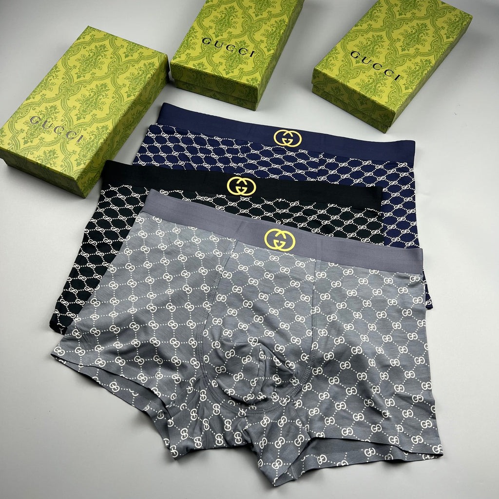 Gucci Boxer Briefs with an allover pale repeating motif - image 6