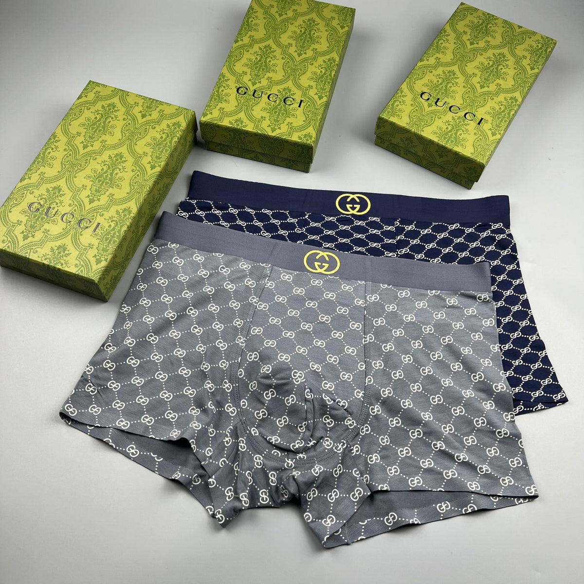 Gucci Boxer Briefs with an allover pale repeating motif - image 4