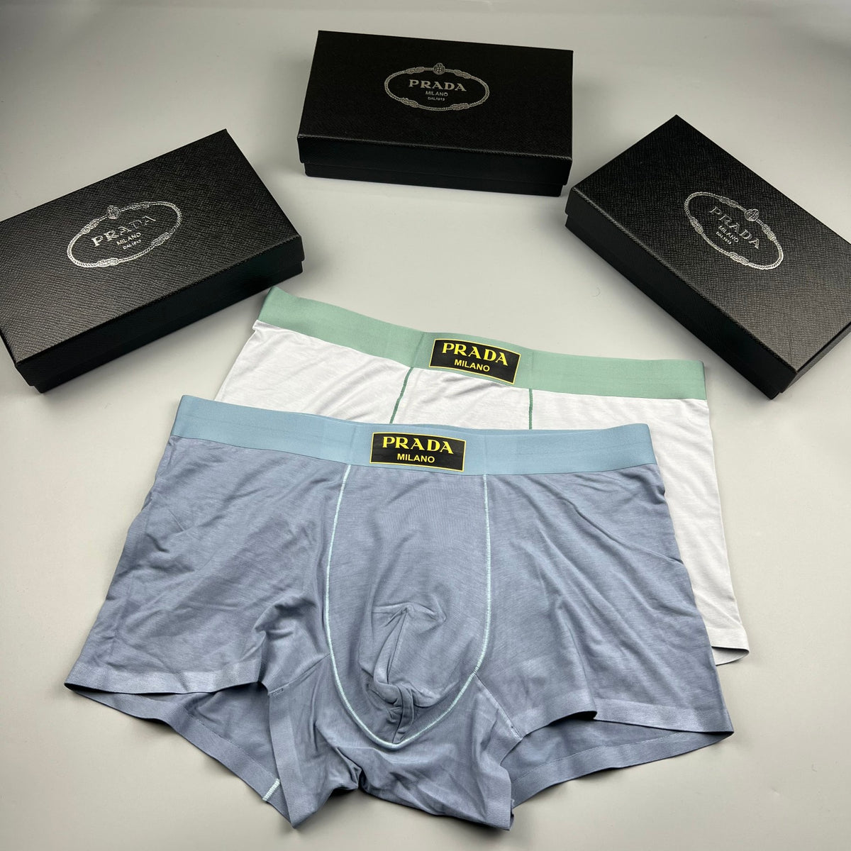 Prada mint waist gold label boxer briefs - view 5