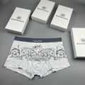 Balenciaga ornamental line print boxer briefs - view 1