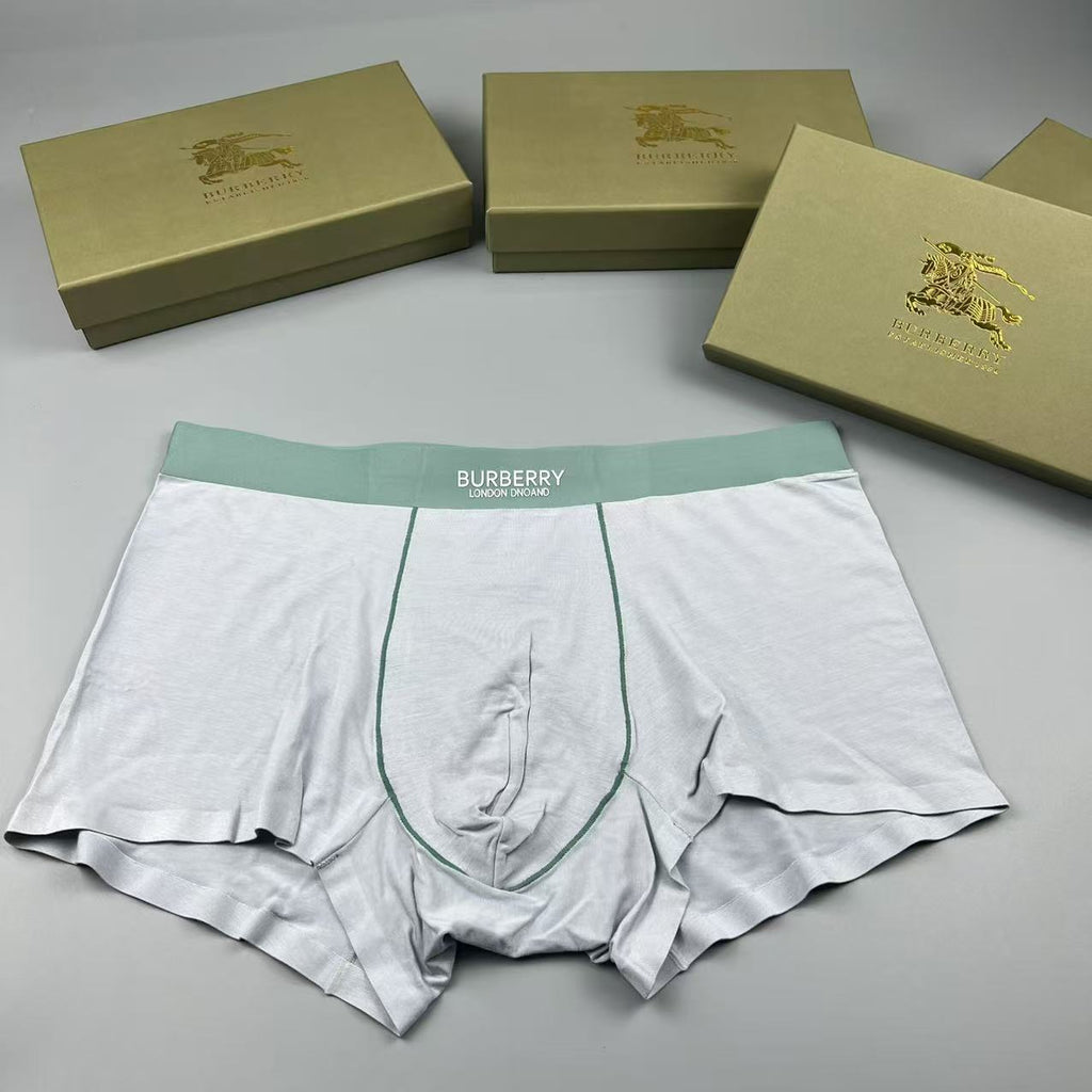 Burberry black red contrast waist boxer briefs - view 3