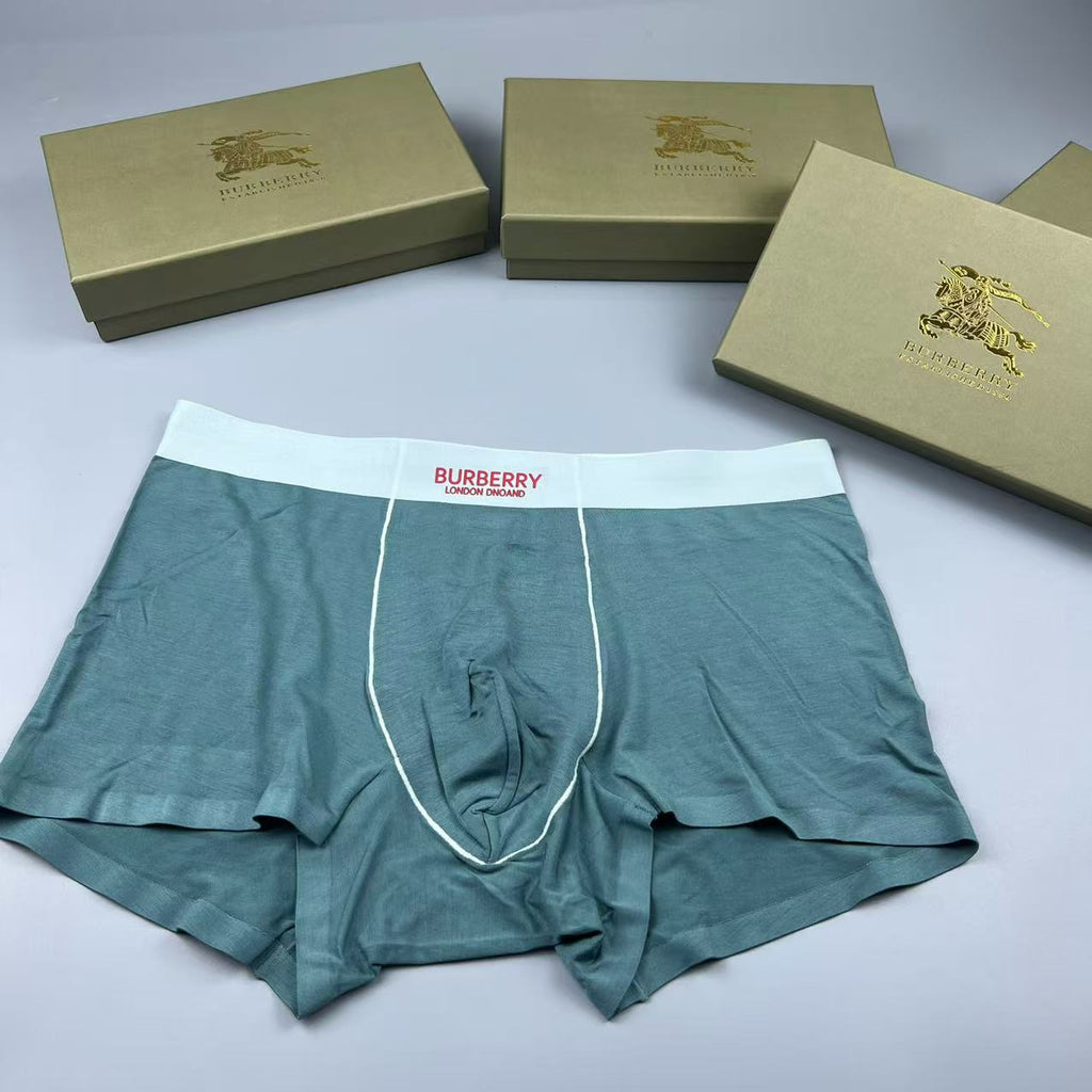 Burberry black red contrast waist boxer briefs - view 2