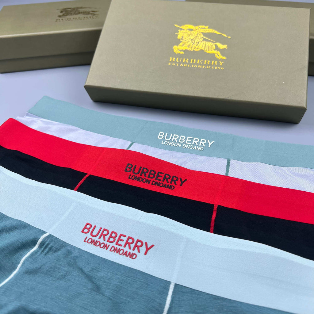 Burberry black red contrast waist boxer briefs - view 7