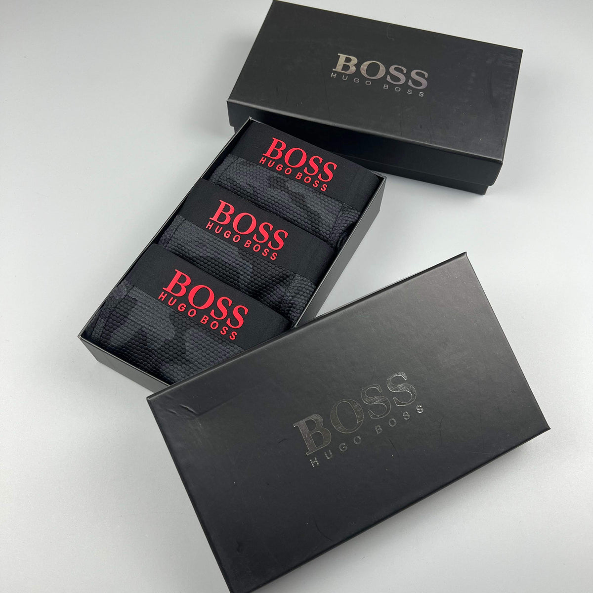 BOSS Men's Dark Camo Boxer Briefs - Box of Three Pieces - image 6