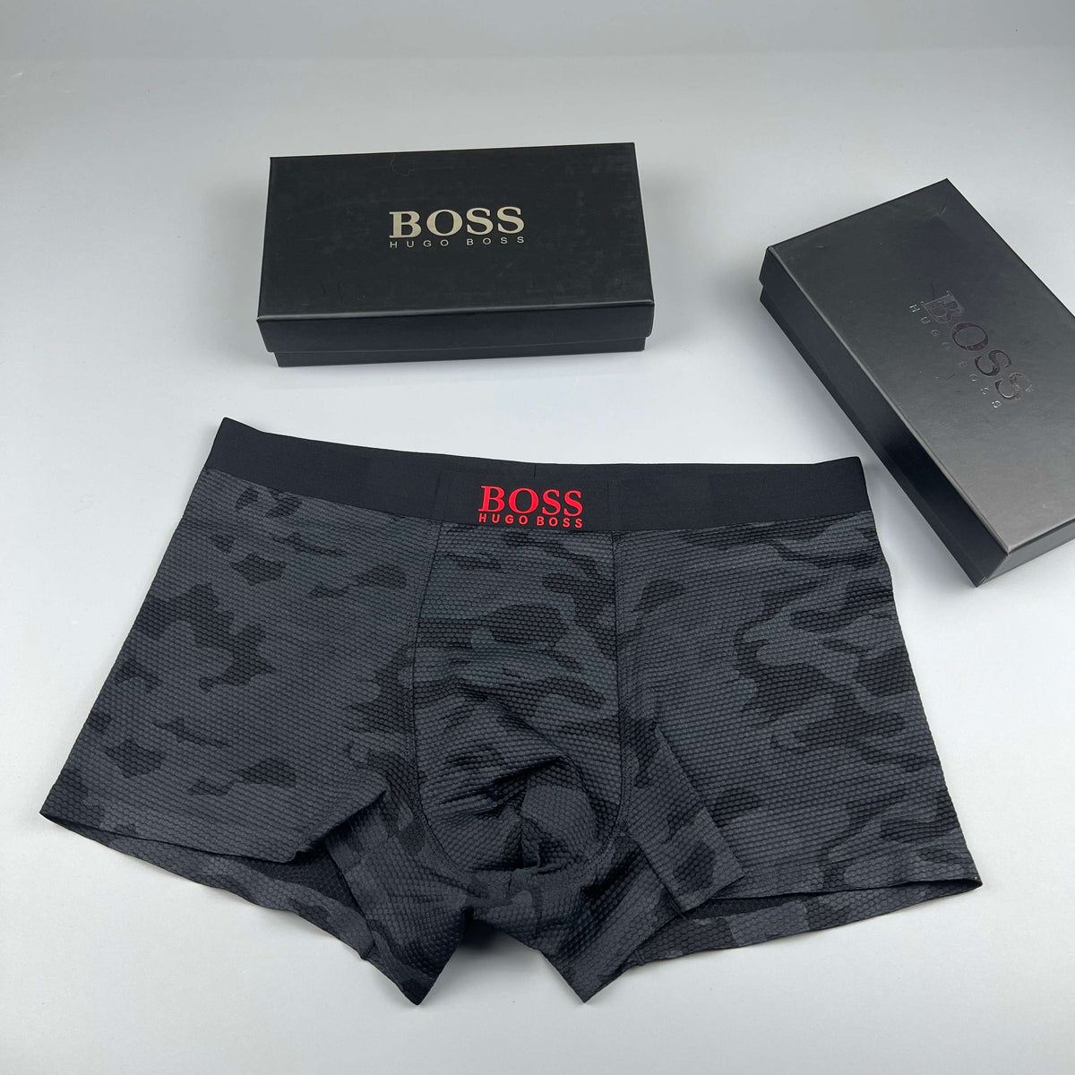 BOSS Men's Dark Camo Boxer Briefs - Box of Three Pieces - image 1
