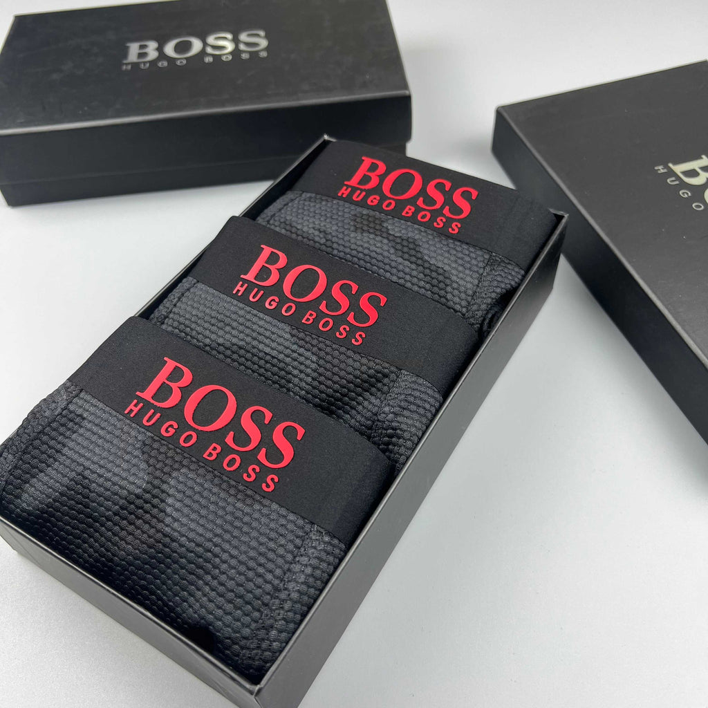 BOSS Men's Dark Camo Boxer Briefs - Box of Three Pieces - image 4