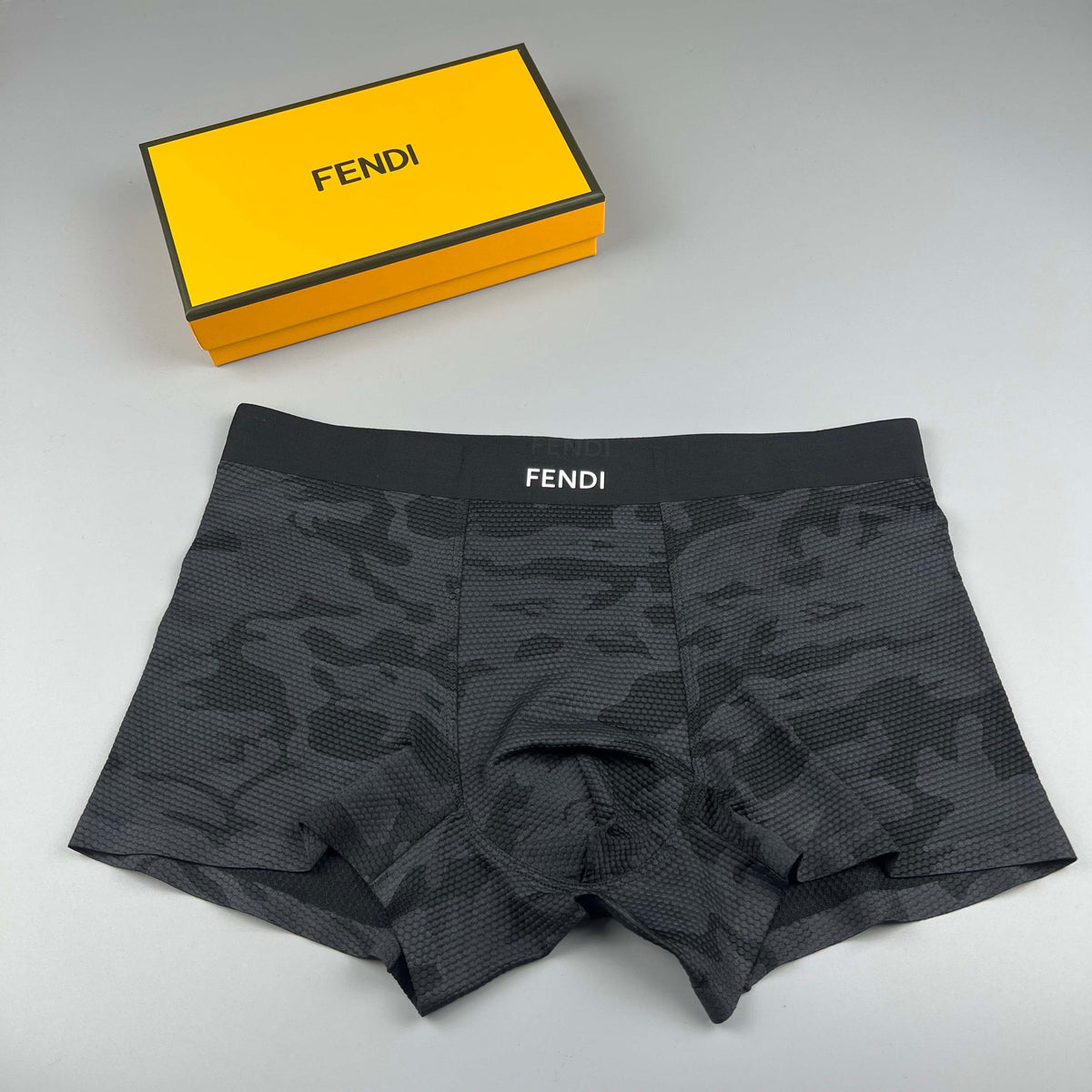 Fendi dark camouflage print boxer briefs - view 1