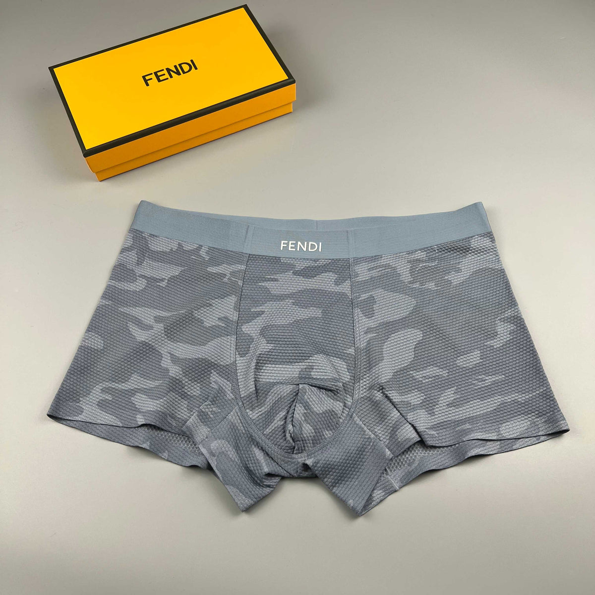 Fendi dark camouflage print boxer briefs - view 3