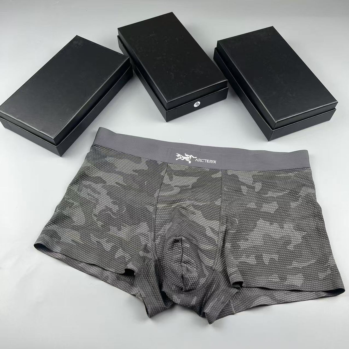 Arcteryx dark camouflage bird waist boxer briefs - view 2