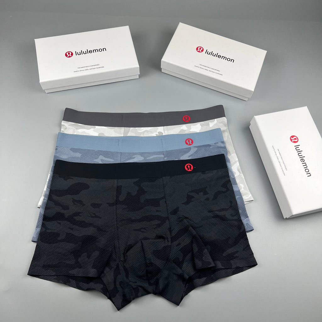 Lululemon black camo red emblem boxer briefs - view 6