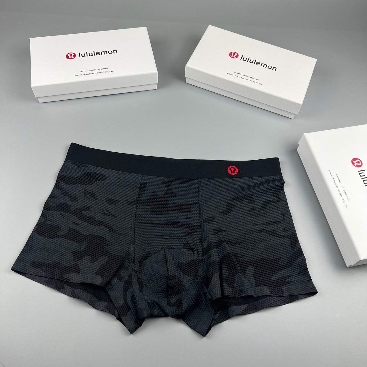 Lululemon black camo red emblem boxer briefs - view 1