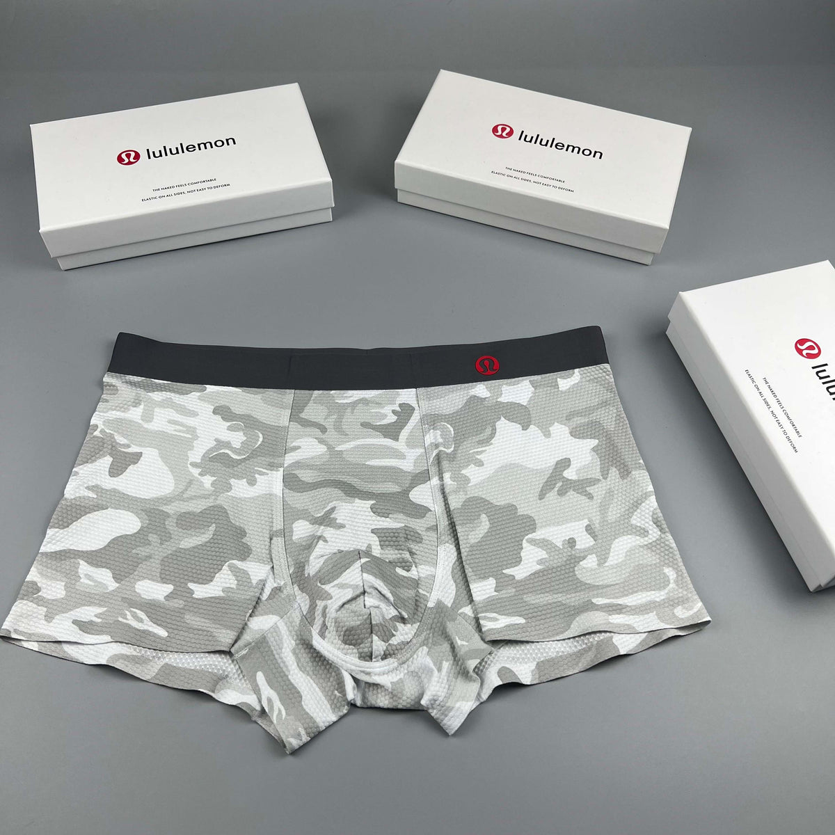 Lululemon black camo red emblem boxer briefs - view 3