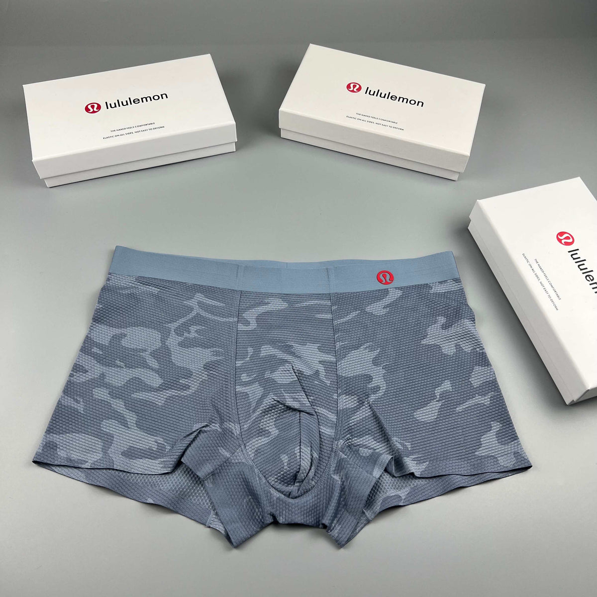 Lululemon black camo red emblem boxer briefs - view 2