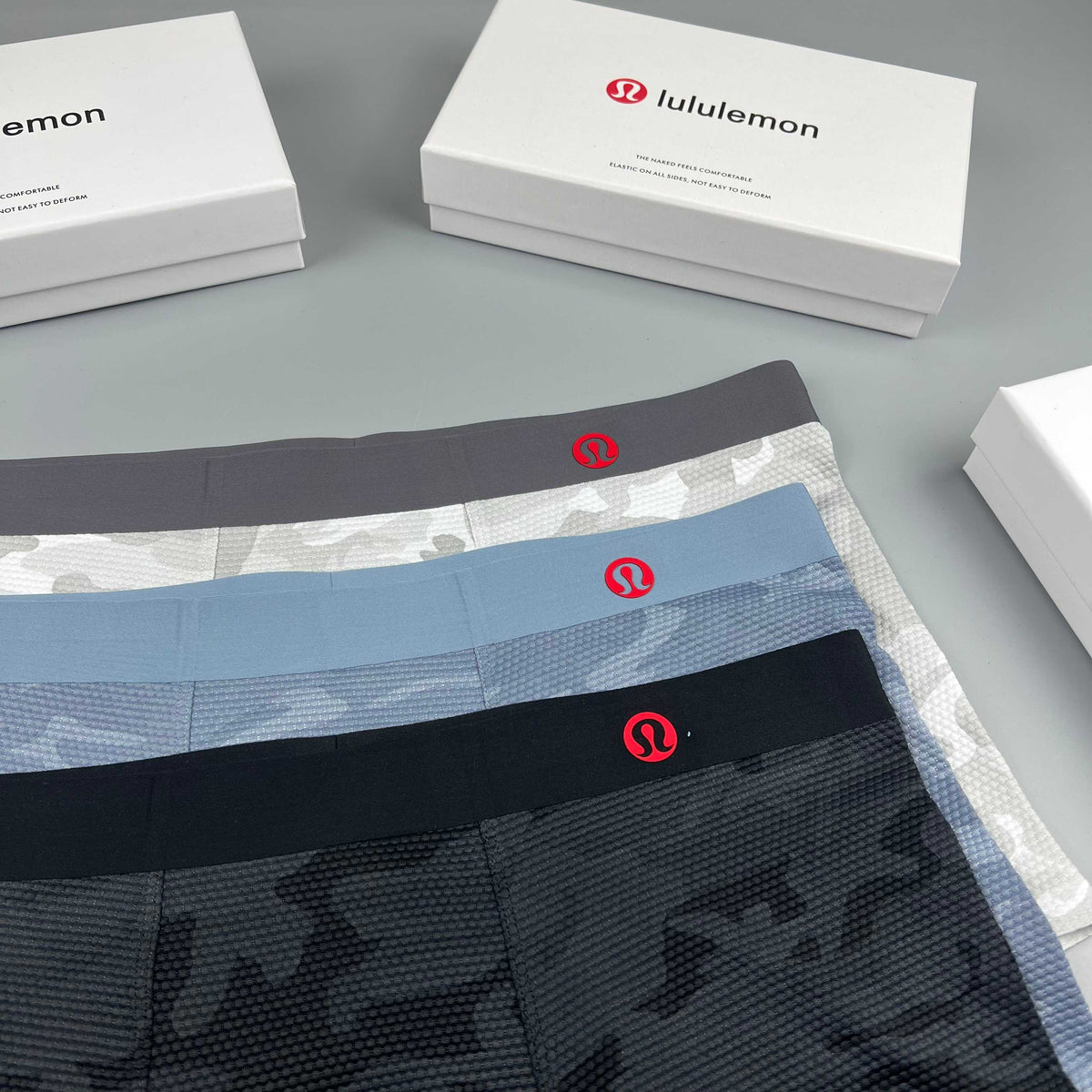 Lululemon black camo red emblem boxer briefs - view 7