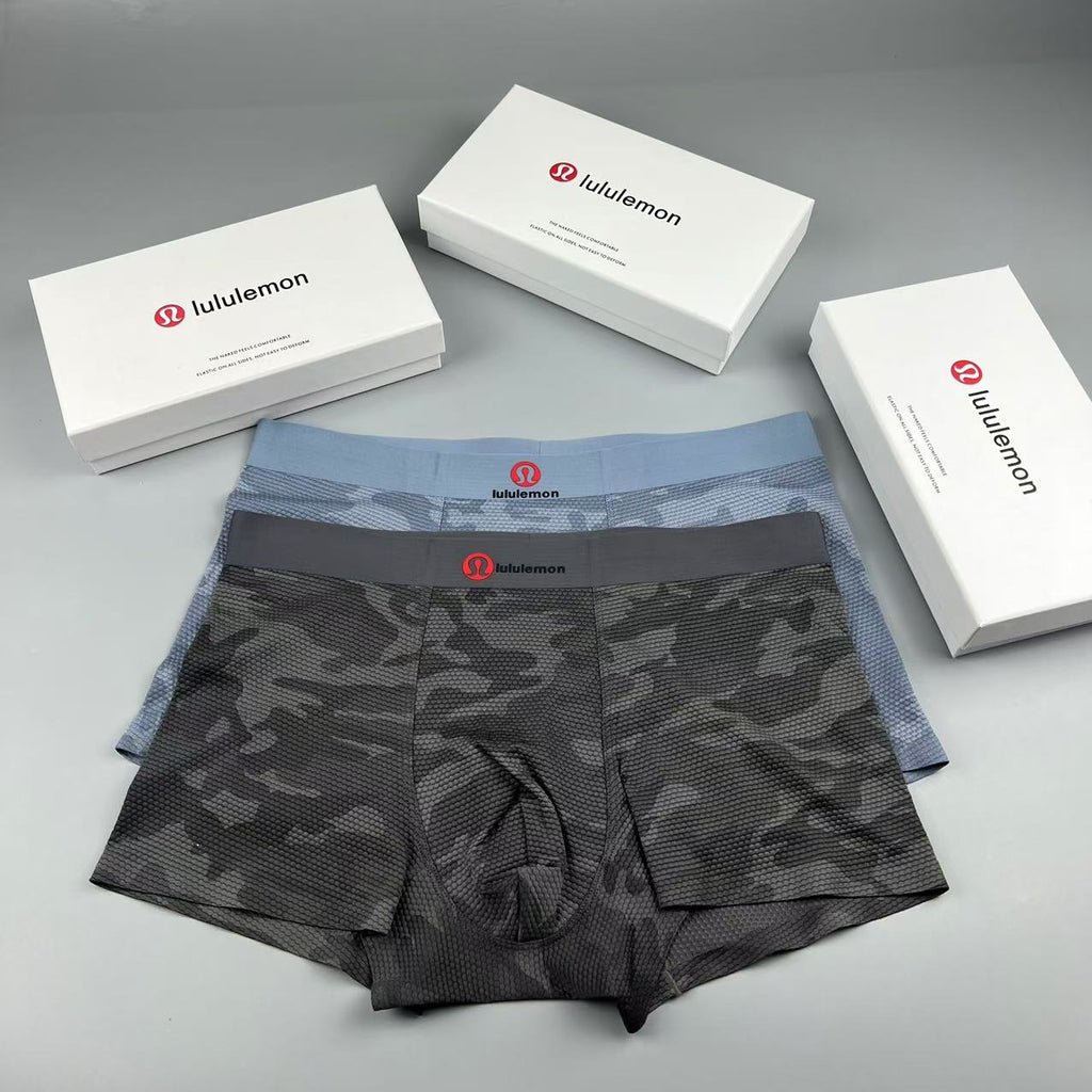 Lululemon gray camo red emblem boxer briefs - view 5