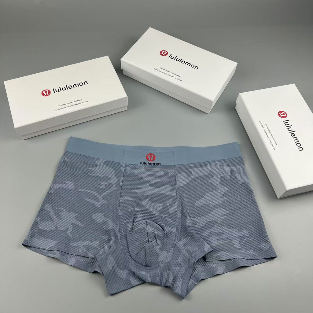 Lululemon gray camo red emblem boxer briefs - view 3