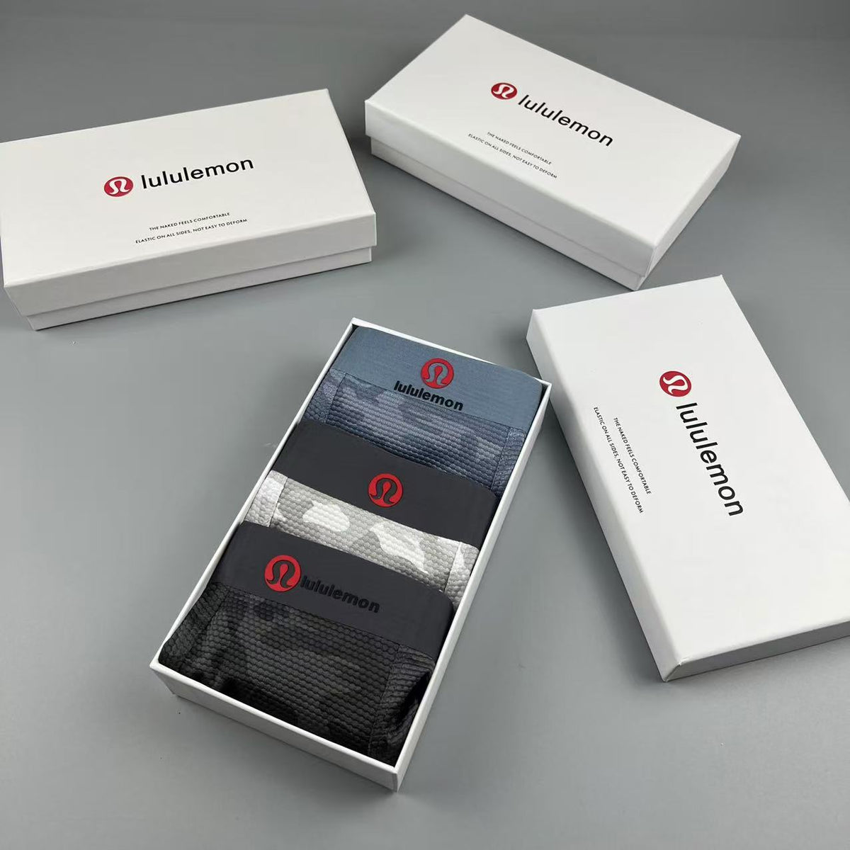 Lululemon gray camo red emblem boxer briefs - view 7
