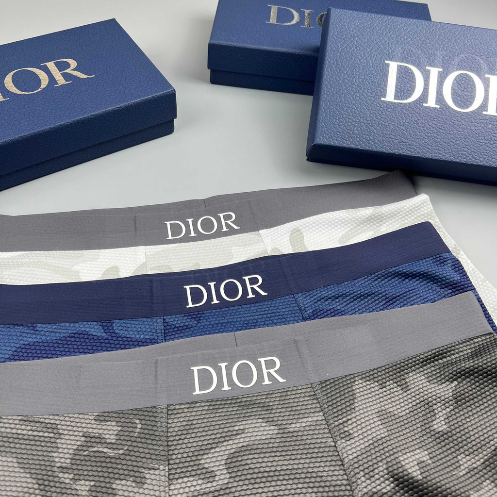 Dior blue camouflage pattern boxer briefs - view 5