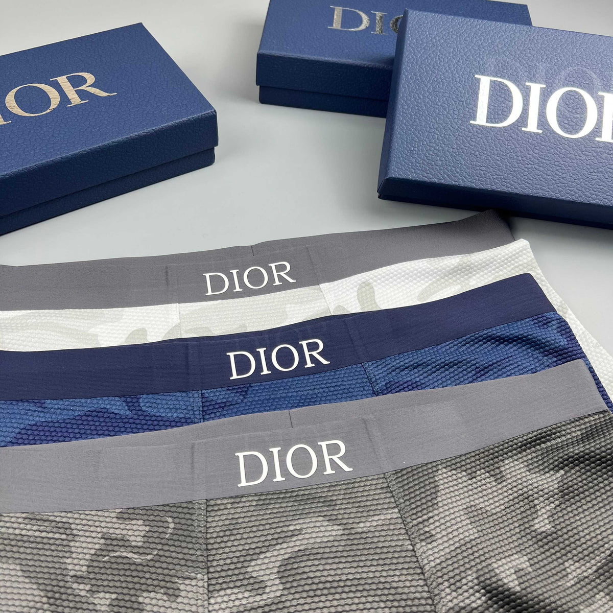 Dior blue camouflage pattern boxer briefs - view 5