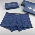 Dior blue camouflage pattern boxer briefs - view 1