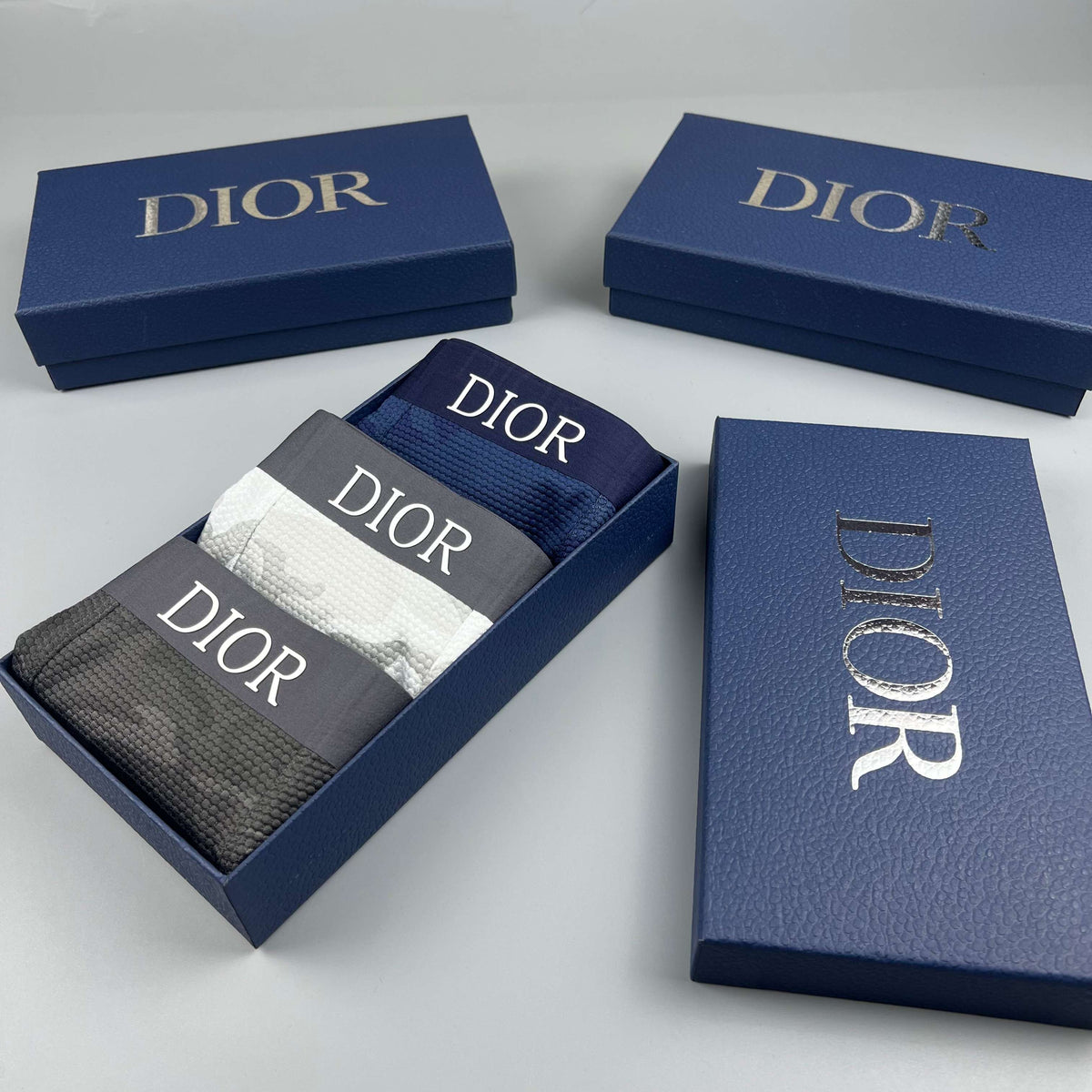 Dior blue camouflage pattern boxer briefs - view 9